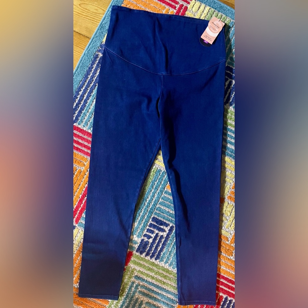 NWT SHAPERMINT JEGGINGS 2X  Navy High-Waisted Jeggings